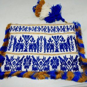 FIGUE woven in India pom pom BAG